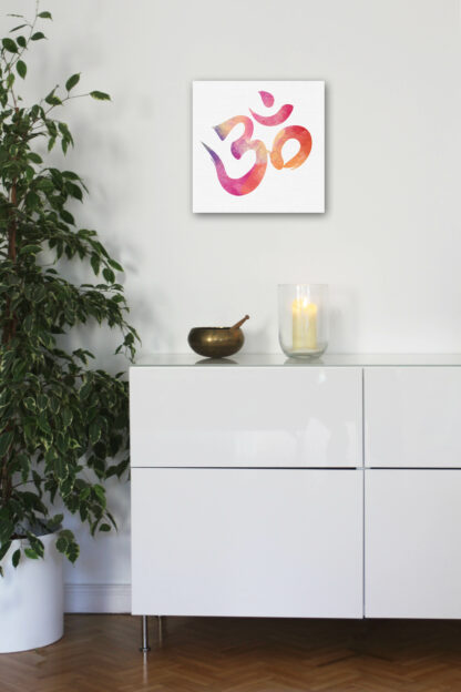 OM Yoga Zeichen Symbol Bild Wand