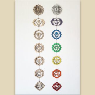 7 Chakra Wandschmuck Charakleiter Chakren